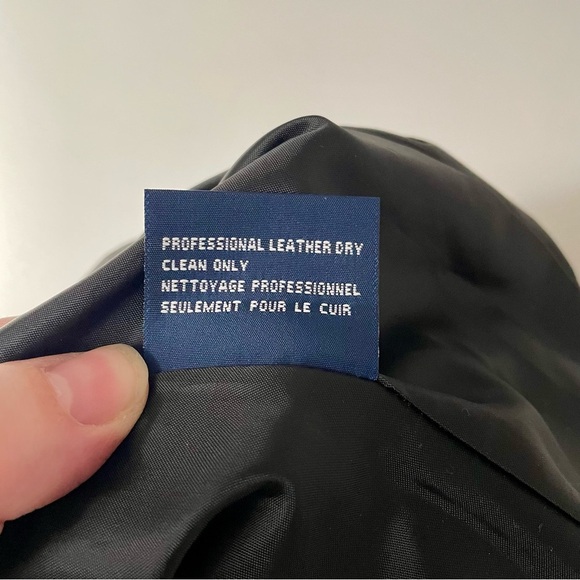 Vintage Y2K Reitmans Genuine Suede Black Leather Jacket Size Medium - Picture 7 of 7